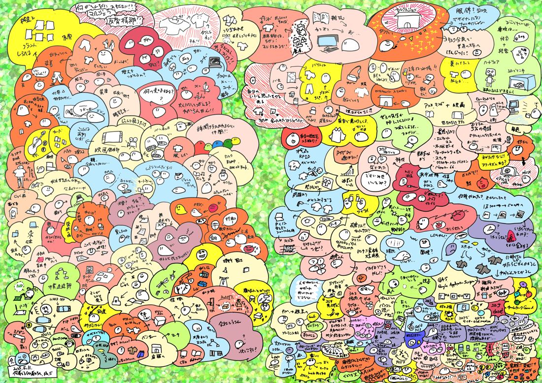 ハルより しもっちさんへ（No.05）約3〜4時間の対話をもとに描いた一枚の絵