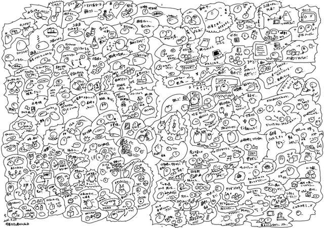 ハルより Mさんへ（No.10）約3〜4時間の対話をもとに描いた一枚の絵